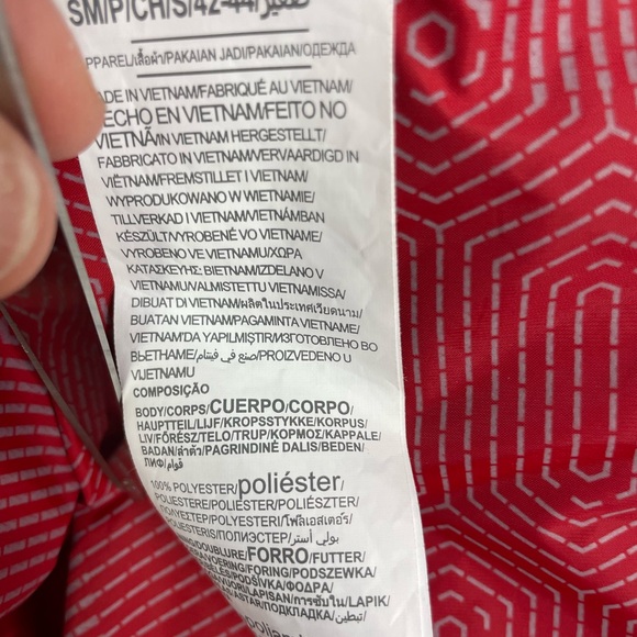 Under Armour Jacket Womens Small Hooded Infrared 3 In 1 Quilted Parka Coat Red - Picture 12 of 14